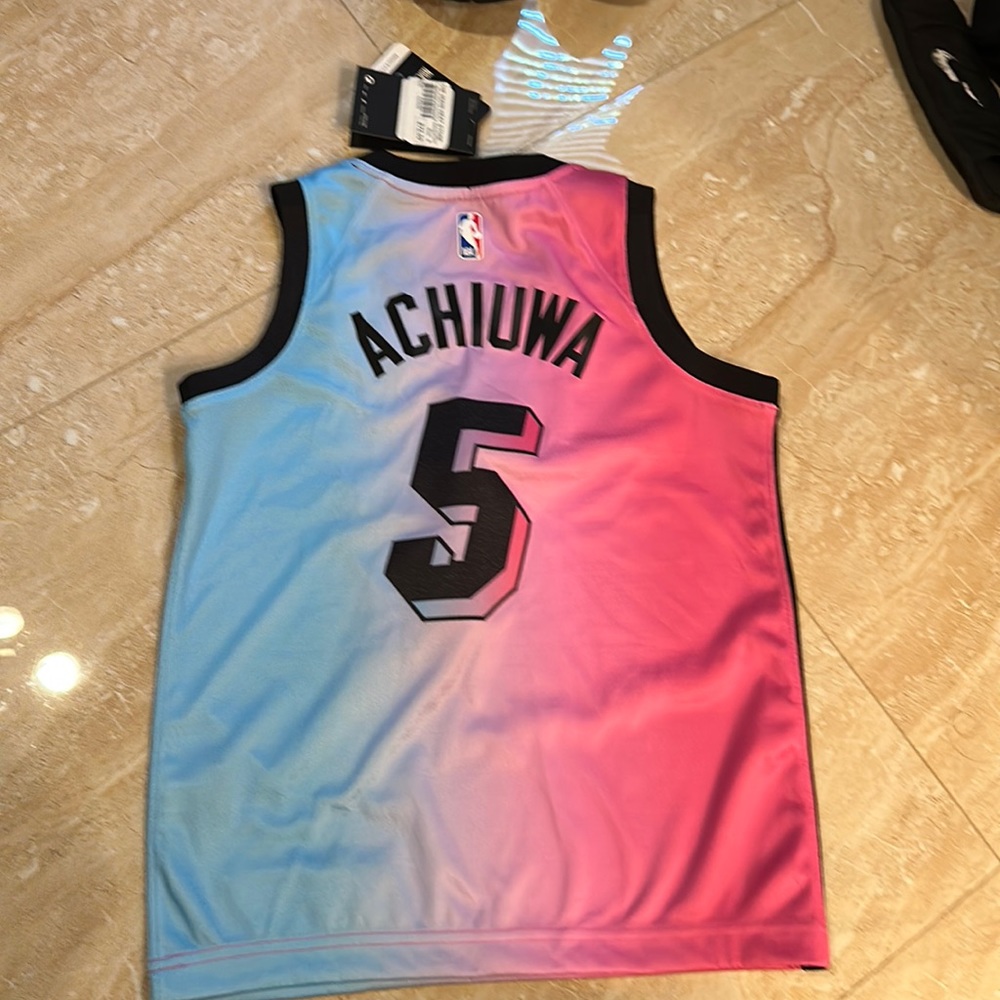 Miami Heat Achiuwa Miami Vice jersey YOUTH SMALL